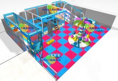 Okyanus Temalı 110 m² Softplay Alan