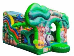 Kombo Kaydıraklı Şişme Oyun Orman 9.2x4x5.4m