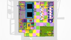 İç Mekan Oyun Alanı Softplay Park Roller Kaydırak 100m2