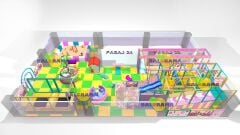 Şeker Temalı Softplay Park 140m2
