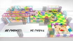 Şeker Temalı Softplay Park 140m2