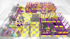 Softplay Uzay Temalı Oyun Alanı 350m2
