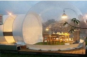 bubble tent balon çadır