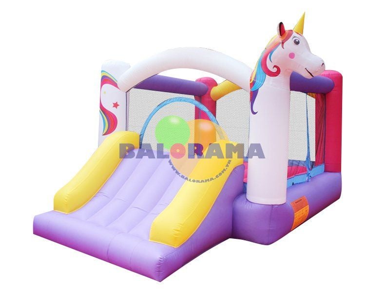 Şişme Oyun Parkı Unicorn Zıpzıp Trambolin