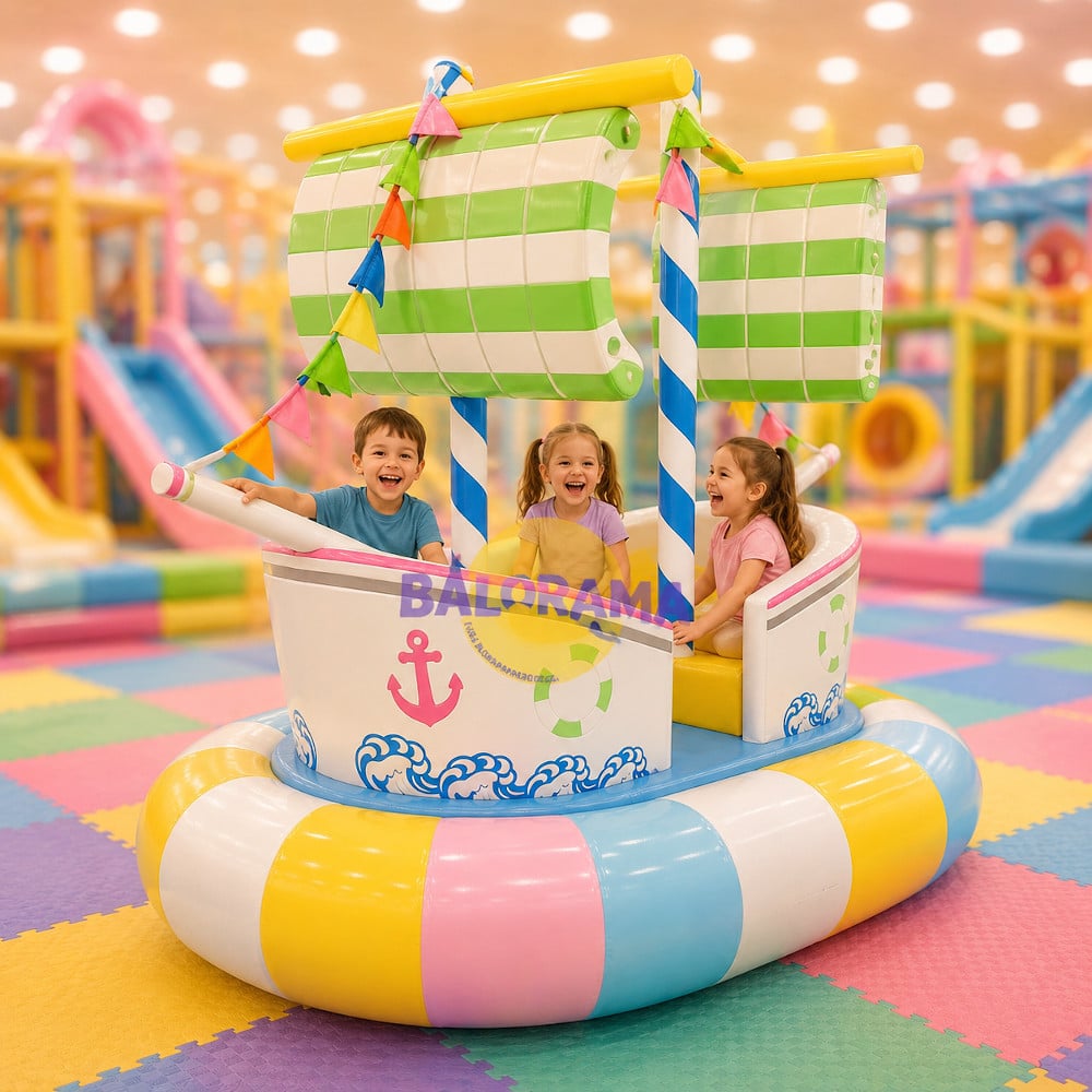 Softplay Sallanan Bot Şişme Elektronik