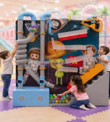 Astronot Air Labirent Softplay Oyun Parkuru