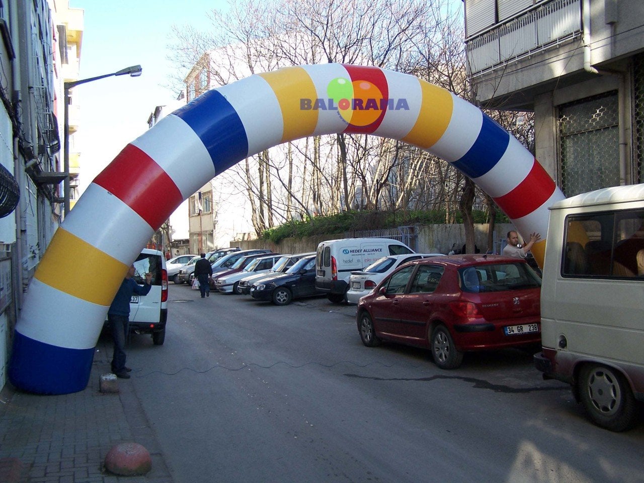 Balon Tak 10m Oval Yol Takı