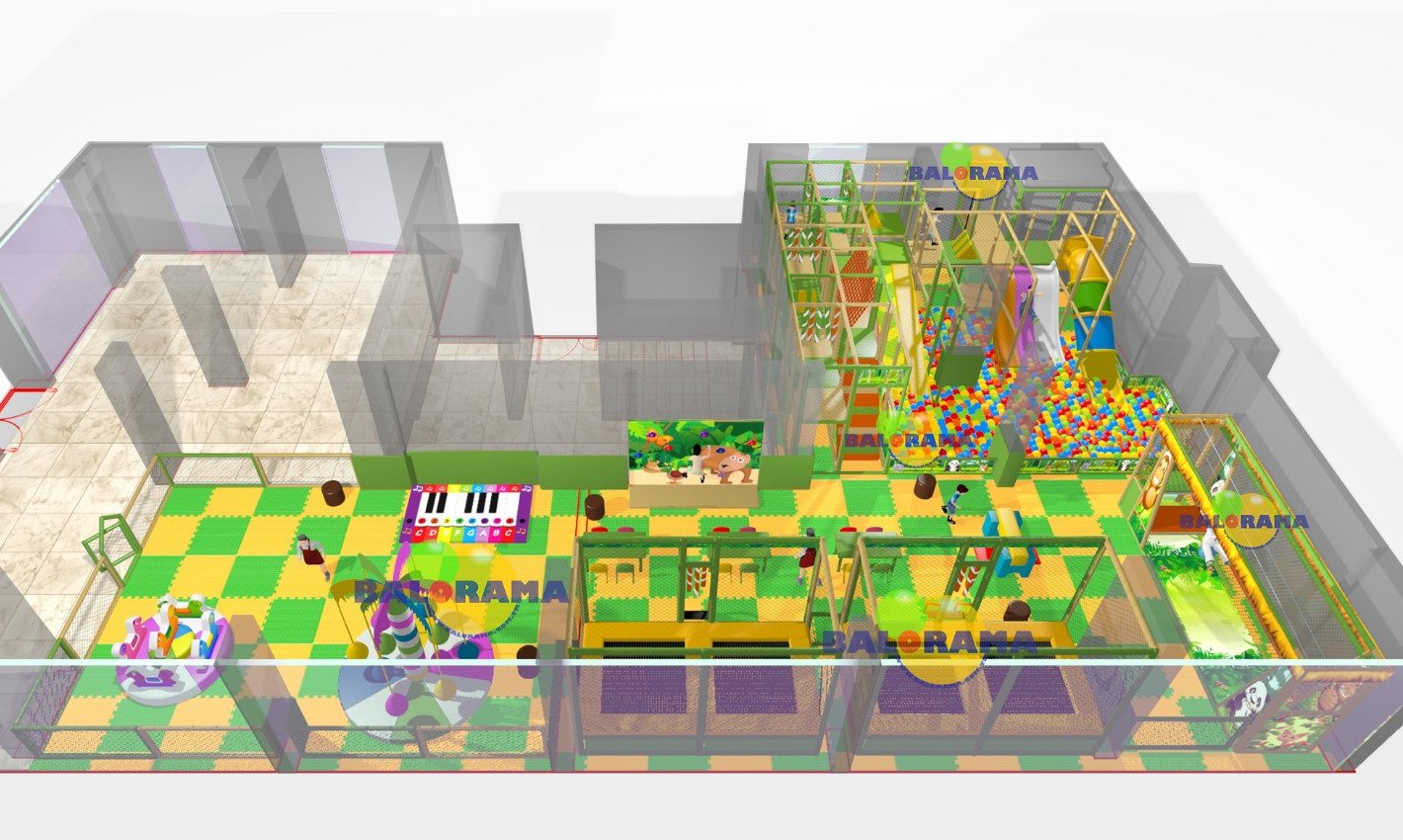 Dev Top Havuzlu Softplay Park 200m2