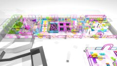 Softplay İç Mekan Oyun Parkı Projesi 290m2