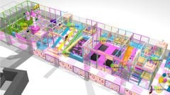 Softplay İç Mekan Oyun Parkı Projesi 290m2