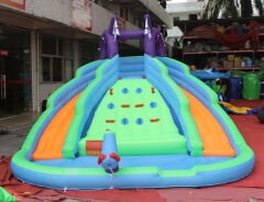 Şişme Sulu Kaydırak Şişme Aquapark  3.7x3.7x2.4 H Mt