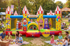 Palyaço Şişme Balon Park 6x4x2.5m