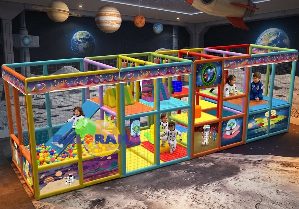 Uzaylı Softplay Oyun Alanı 8x2x2.5m