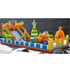 Ejderha Yuvası Şişme Oyun Parkı 16x8x7m