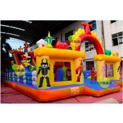 Ejderha Yuvası Şişme Oyun Parkı 16x8x7m