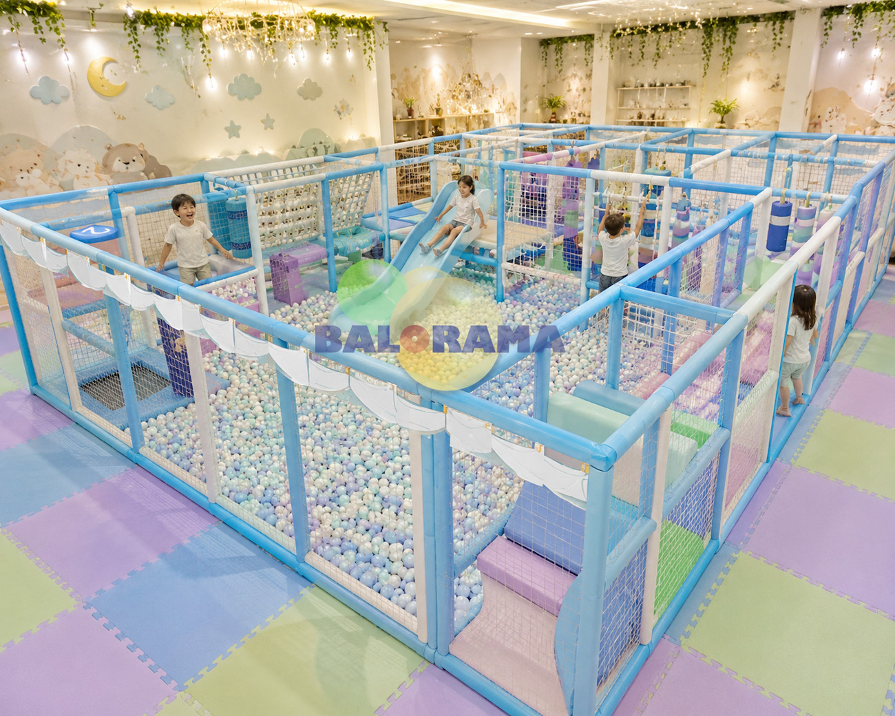 حوض كرات للعب الناعم 8×6×2.5 متر