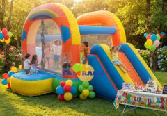 Cüce Evi Şişme Park 3.5x5x3m