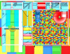 Boncuk Kaydıraklı Top Havuzu 7x6x3m
