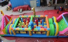 Eğlence Merkezi Şişme Oyun Parkı 22.3x4x6.7m