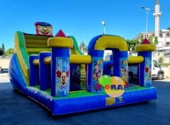 Clown Inflatable Playground 8x5x4.5m