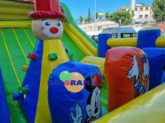 Clown Inflatable Playground 8x5x4.5m