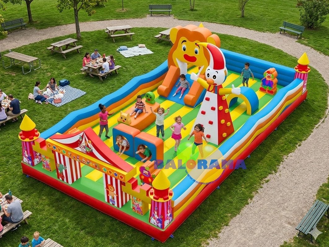 Eğlence Merkezi Şişme Oyun Parkı 12x6x3m