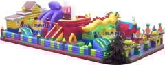 Dev Ahtapot Şişme Oyun Parkı 15x8x6.5m
