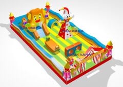 Eğlence Merkezi Şişme Oyun Parkı 12x6x3m