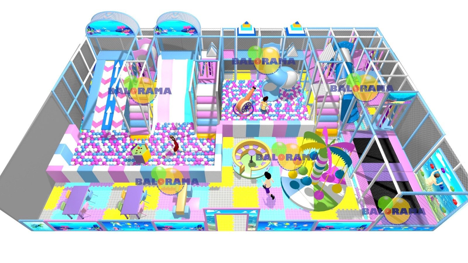 Softplay Oyun Alanı Projesi 140 m²