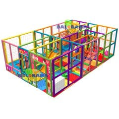 ملعب لعب ناعم 8×5×2.5 متر