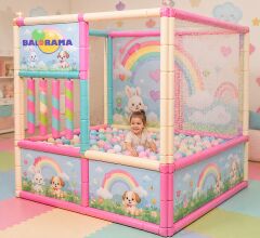 حوض كرات مع وحدة تسلق 2×2×2 متر