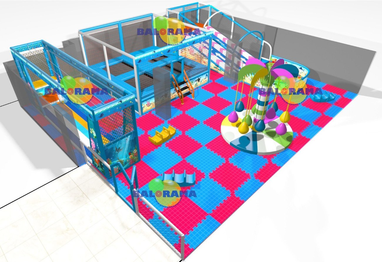 Okyanus Temalı 110 m² Softplay Alan