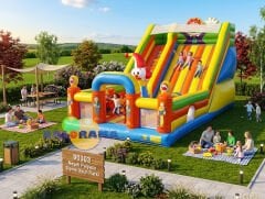 Neşeli Palyaço Şişme Oyun Parkı 10x5x6m
