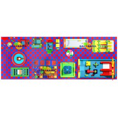 Dev Şişme Oyun Parkı Projesi 830m²