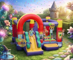 Sihirbaz Kalesi Şişme Oyun Parkı 6x5x2.8m