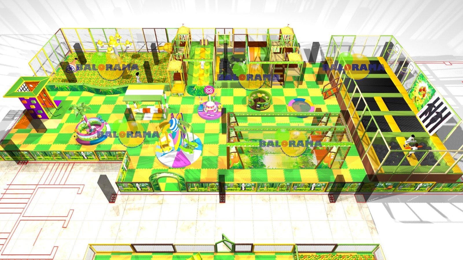 Dev Oyun Parkı Projesi 420 m²