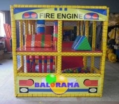 Softplay Top Havuzu Fire Engine 3x2x2m
