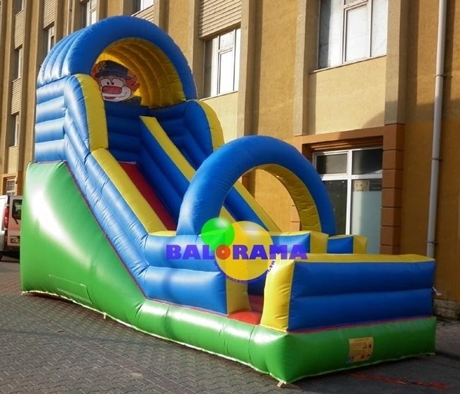 Palyaço Şişme Kaydırak 6x3x5m
