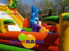 Dino Şişme Oyun Parkı 8x5x6m