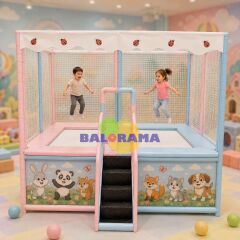 Trambolin İkili Tramplen 3x2x2.5m