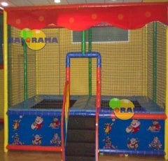 Trampoline Double Trampoline 3x2x2.5m