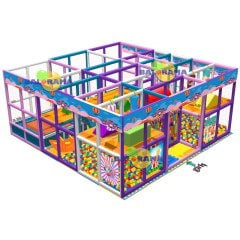 مسار عقبات حوض الكرات 6x6x2.5 متر