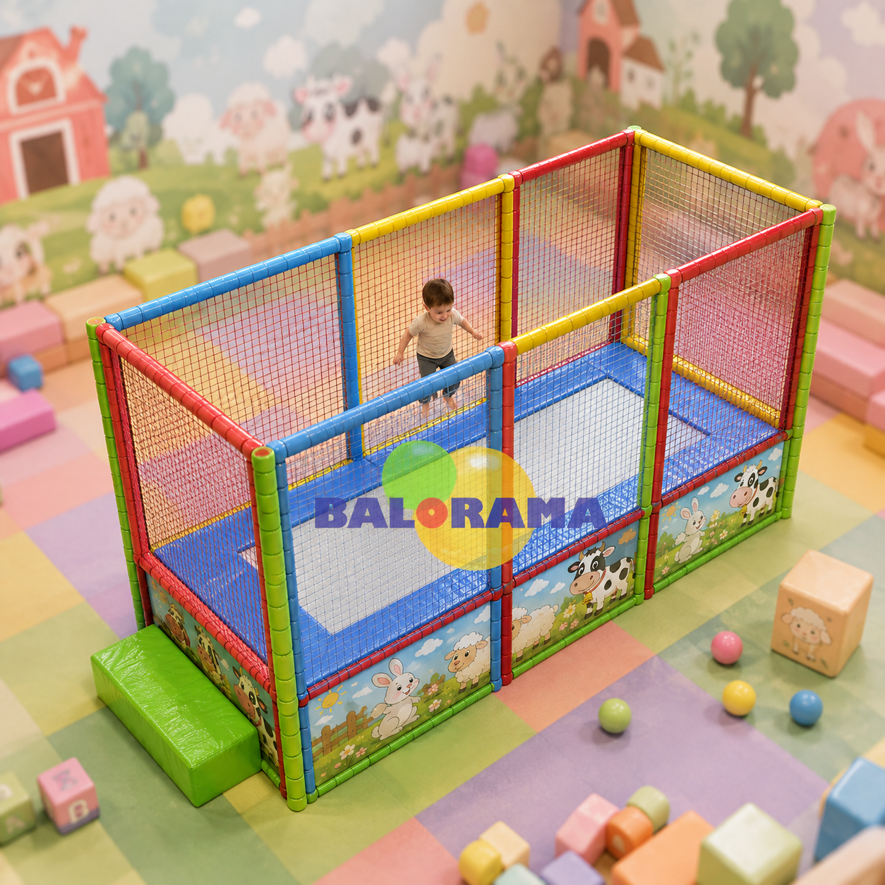 Trampoline 3x2x2m