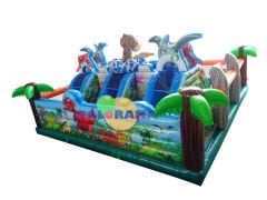 Dev Jurassic Park Şişme Oyun Parkı 11x10x5m