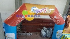 Renkli Baskılı Köşeli Yol Takı 6m