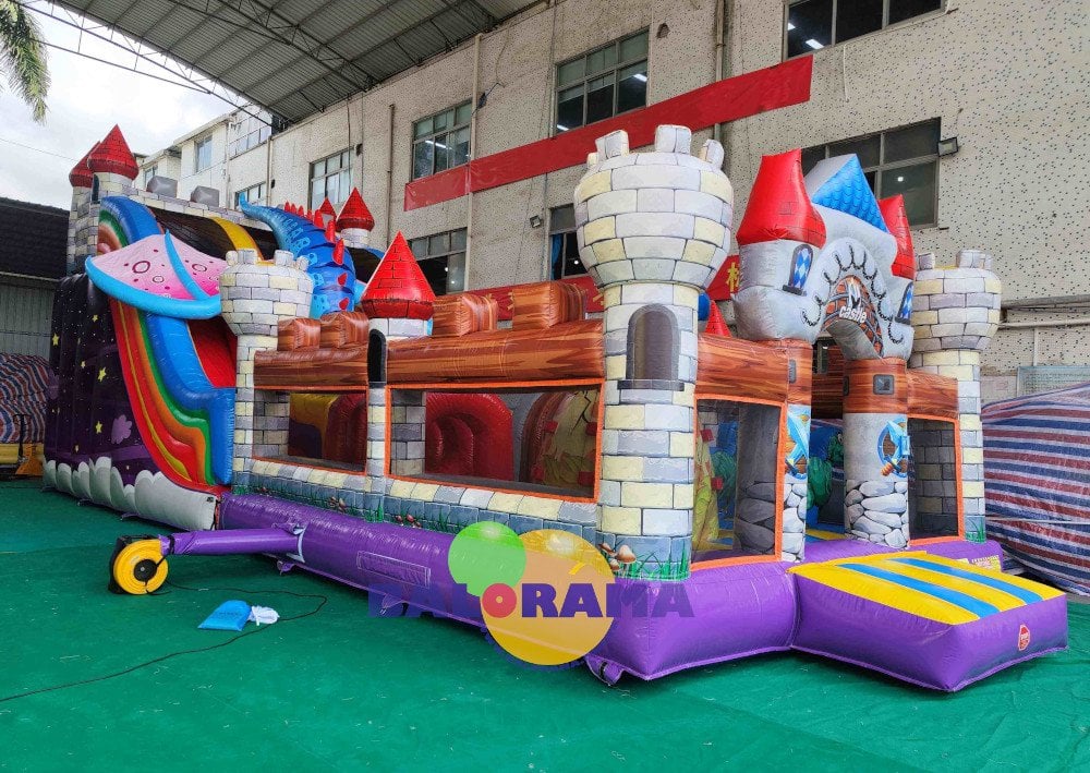 Şişme Dev Ejder Park İthal 14x5x6m