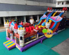 Şişme Dev Ejder Park İthal 14x5x6m