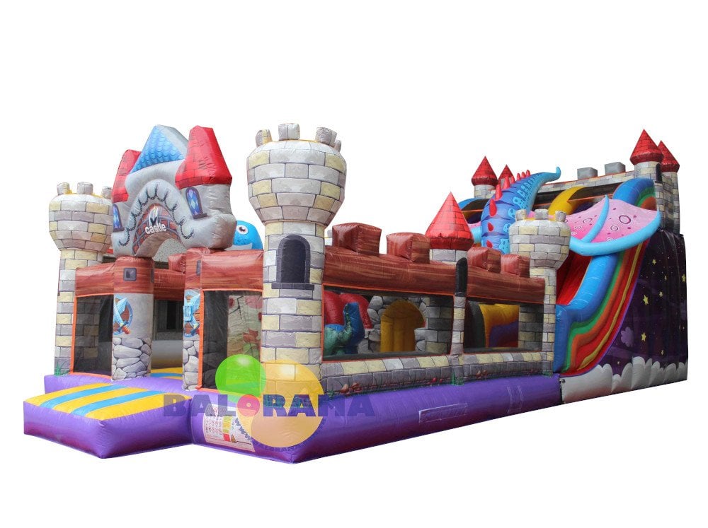 Şişme Dev Ejder Park İthal 14x5x6m