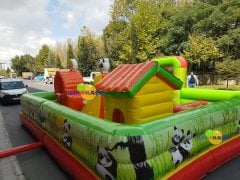 Panda Bahçe Şişme Oyun Parkı 7x5x2.5m