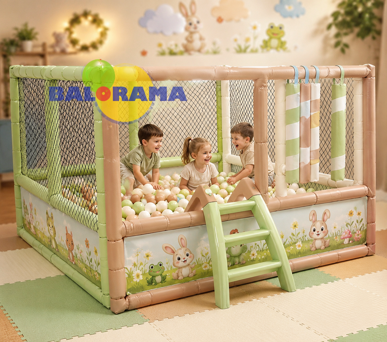 حوض كرات 2.5 × 2.5 × 1.5 متر